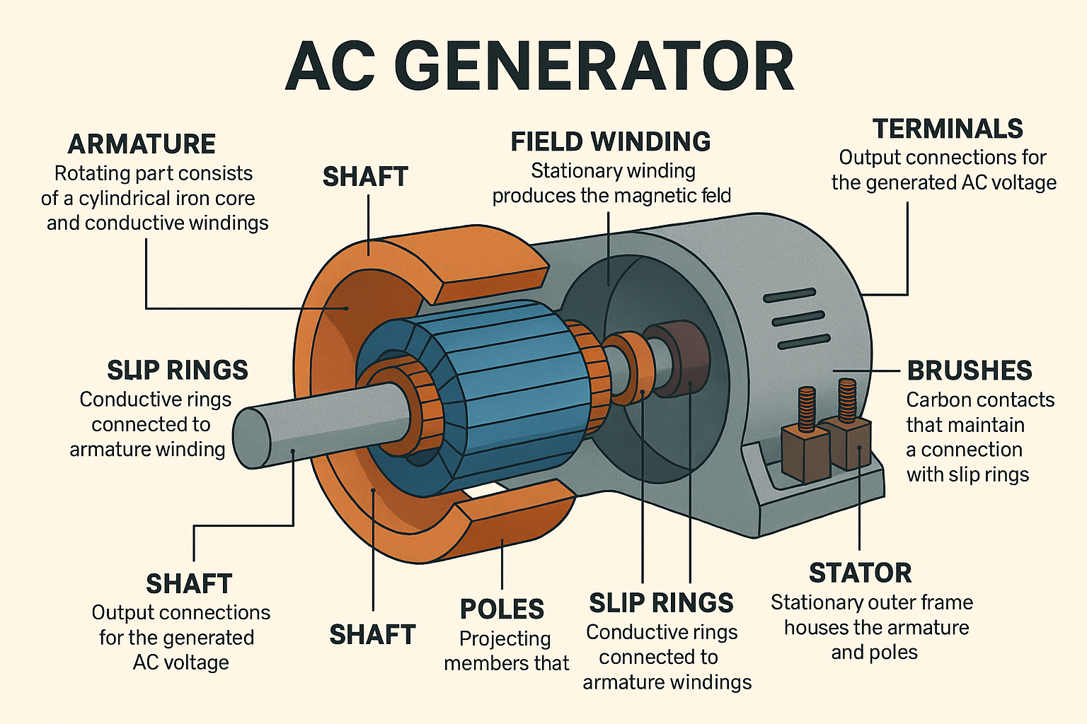 Understanding AC Generators: A Beginner’s Guide for Marine AC Generators