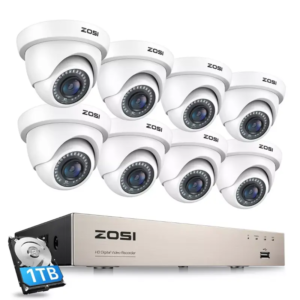 ZOSI Security Camera System] ZOSI 8CH 5MP Lite DVR Security Camera System