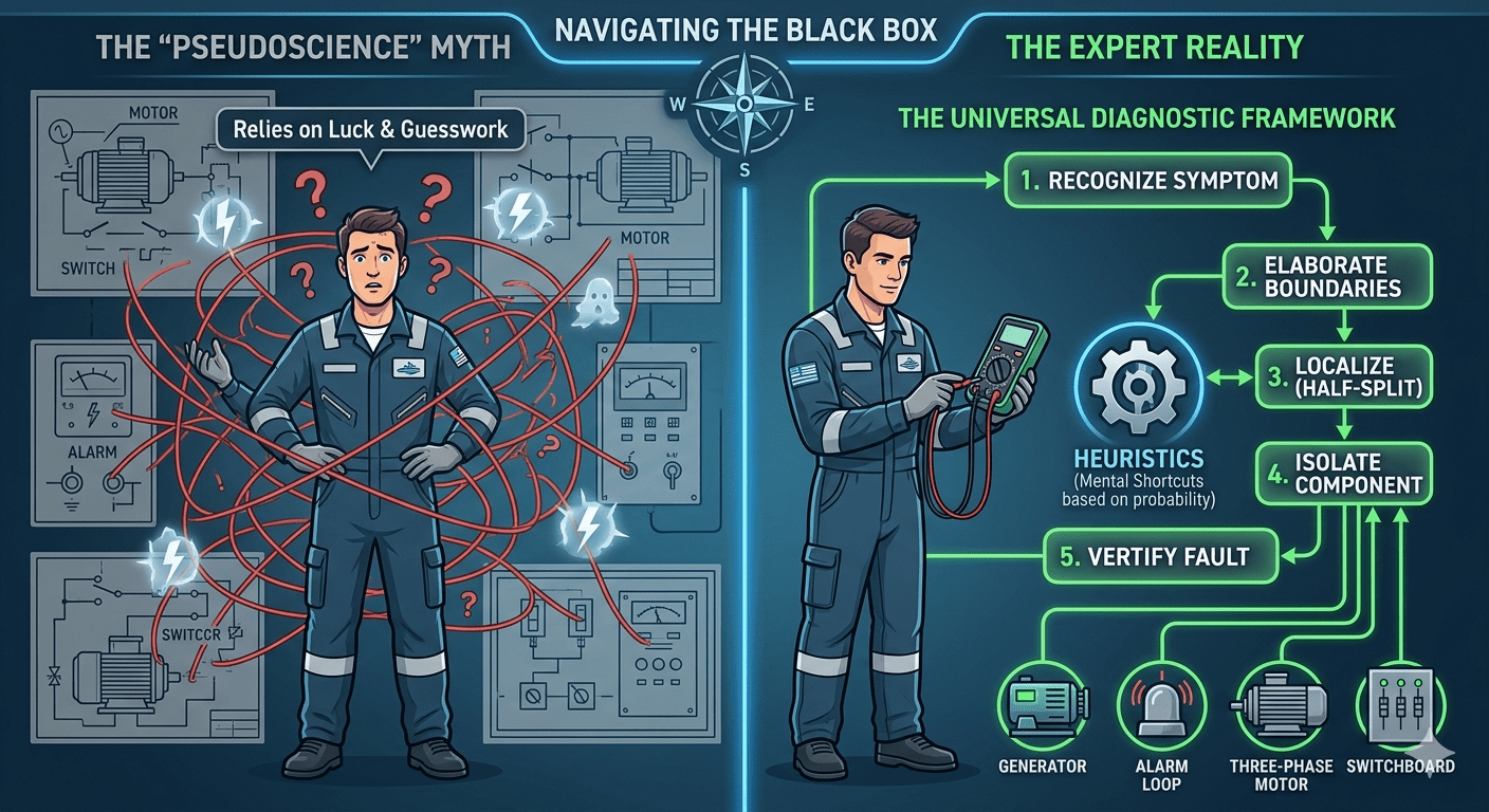 Beyond “Pseudoscience”: The Stochastic Art of Electrical Troubleshooting