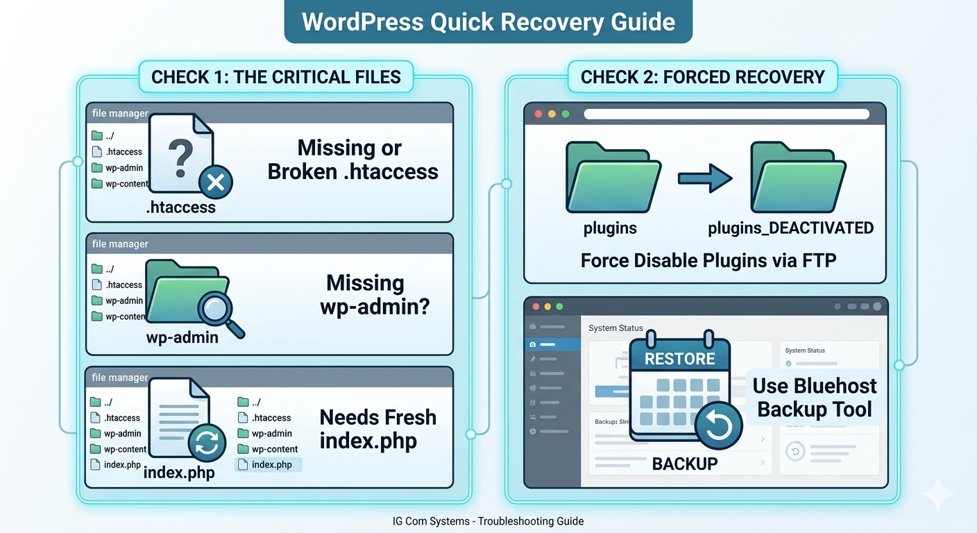 Oops, I Broke My Site! A 5-Step Guide to Recovering from a WordPress Cleanup Gone Wrong