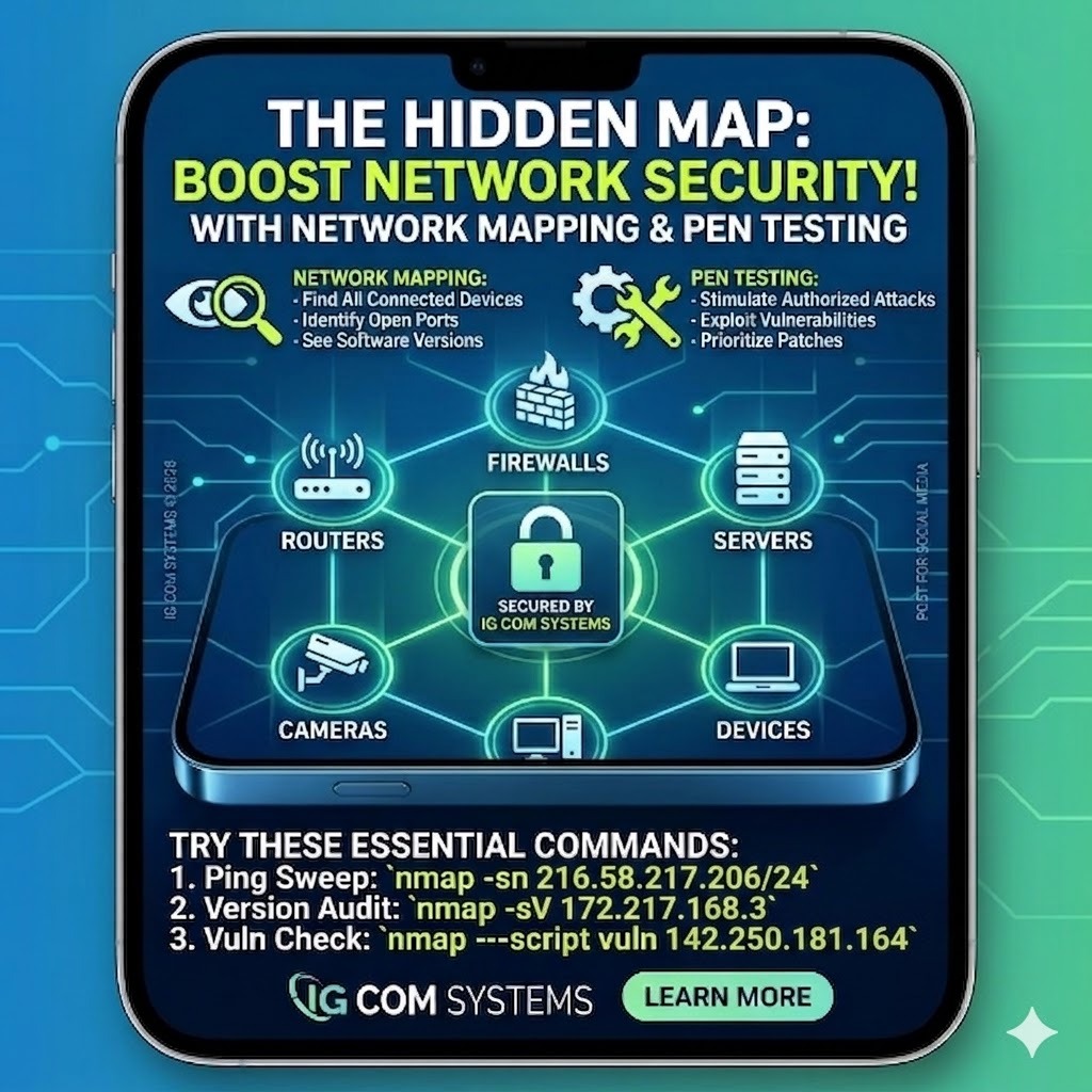 The Hidden Map: How Network Mapping and Pen Testing Protect Your Business